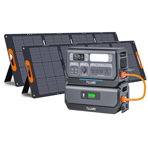 ALLWEI LiFePO4 Solar Generator 2400W