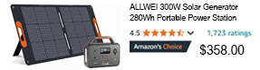 allwei 300w solar generator