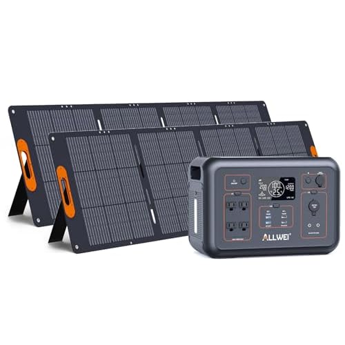 ALLWEI LiFePO4 Solar Generator 1200W